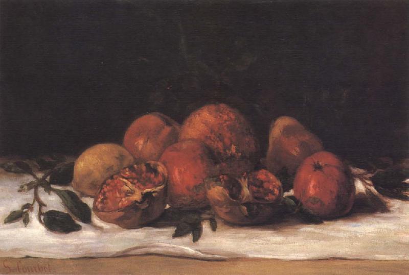 Gustave Courbet Still-life oil painting image
